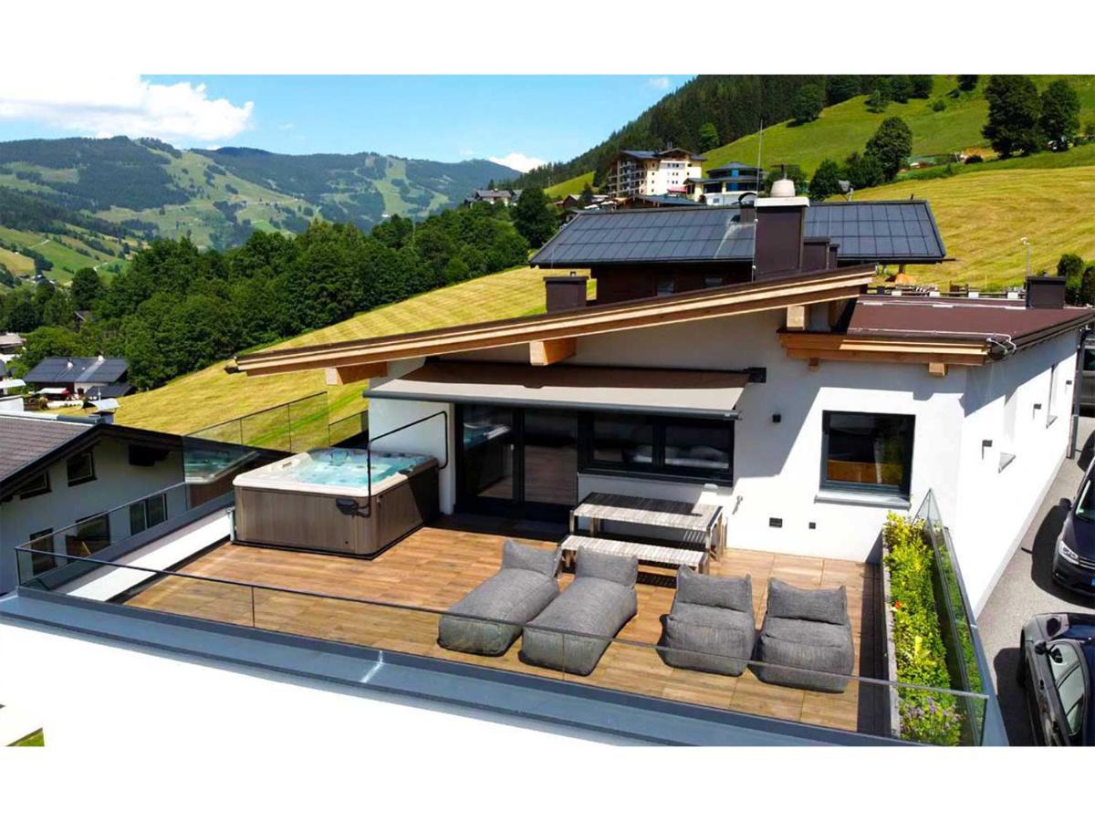 Ferienwohnungen Falkenstein Hinterglemm Saalbach-Hinterglemm Ngoại thất bức ảnh